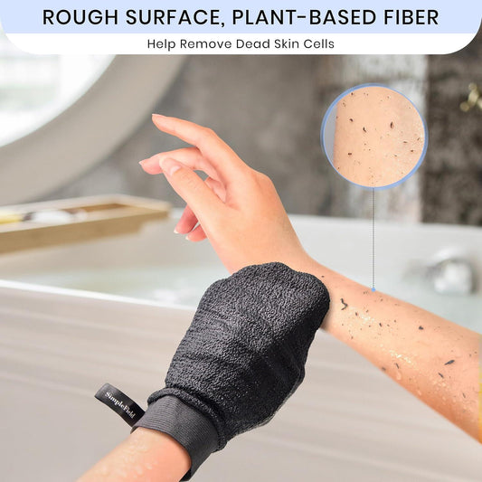 Exfoliating Body Scrub Gloves – Skin Smoothing & Self-Tan Removal