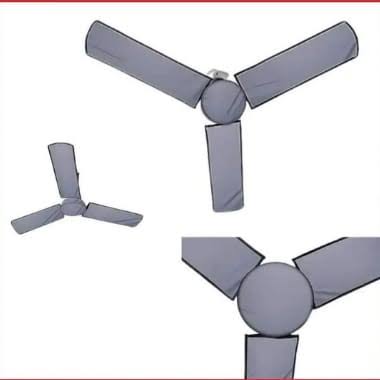 Waterproof & Dustproof Ceiling Fan Cover Set – 3-Blade Motor Cover