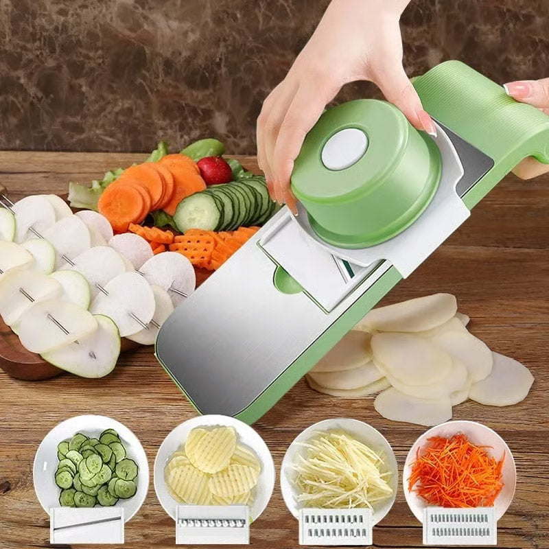 5in1 Vegetable Cutter Multifunctional Grater For Vegetables Slicers Shredders Peeler