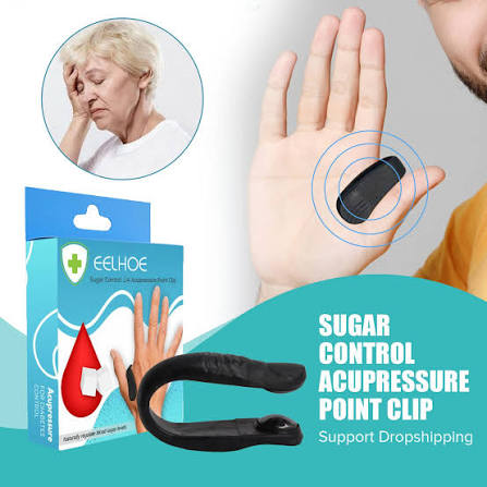 2-Pcs Sugar Control Acupressure Clip – LI4 Pressure Point Therapy Tool