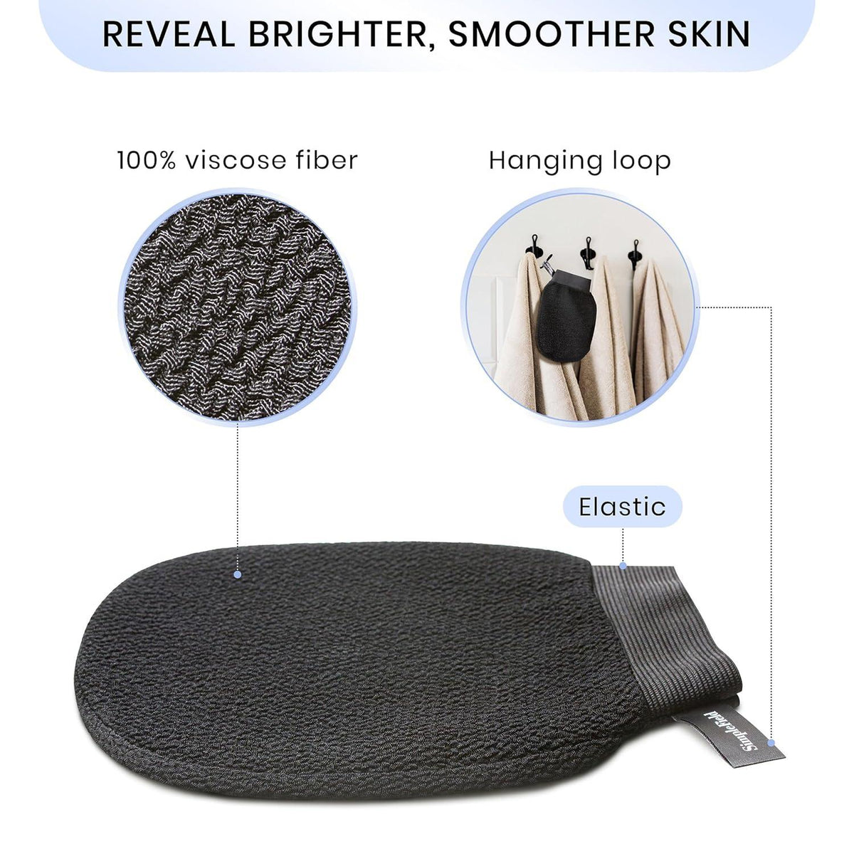 Exfoliating Body Scrub Gloves – Skin Smoothing & Self-Tan Removal
