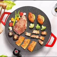 Electric Non-Stick Tawa – Temperature Control, 1000W, Black**
