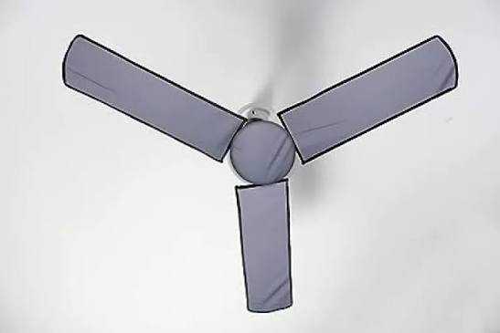 Waterproof & Dustproof Ceiling Fan Cover Set – 3-Blade Motor Cover
