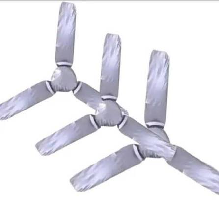 Waterproof & Dustproof Ceiling Fan Cover Set – 3-Blade Motor Cover