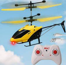 Remote Control Rechargeable Helicopter Toy for Kids – Gravity Sensor, USB Charging