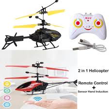Remote Control Rechargeable Helicopter Toy for Kids – Gravity Sensor, USB Charging