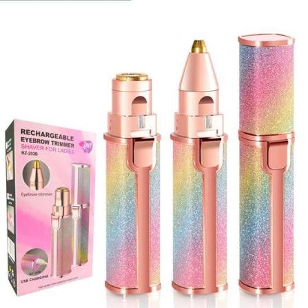 Rechargeable Women's Eyebrows & Facial Hair Trimmer