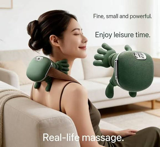 Smart Electric Neck & Shoulder Massager – Heated Deep Kneading